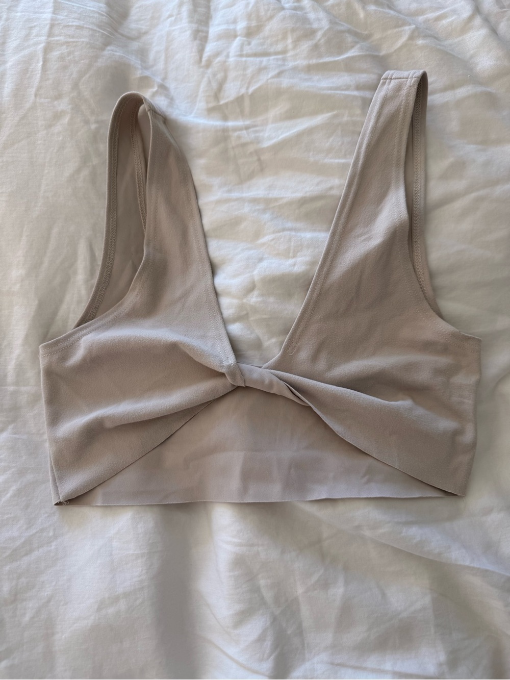 Joah Brown Twist Bra - S/M